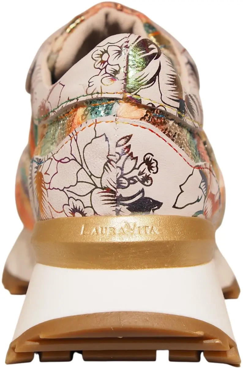 Laura Vita Tellao 06 Dames Sneakers Beige - Maat 39 - afbeelding 6 van 6