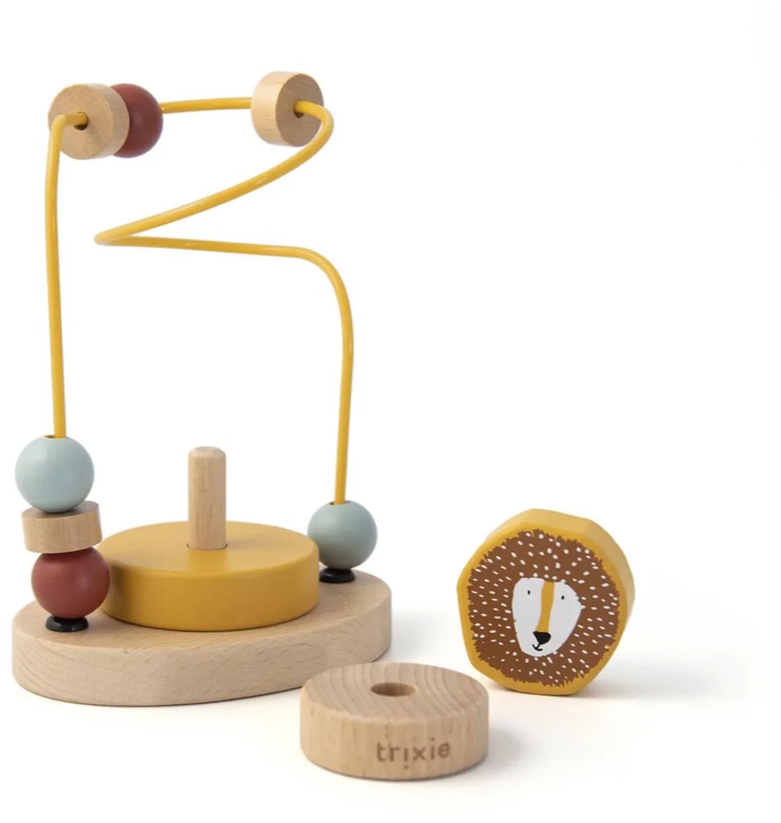 Trixie Houten Kralenframe Mr. Lion - Educatief Speelgoed