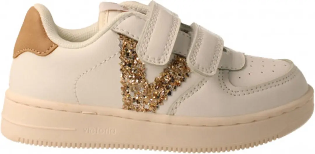 VICTORIA Meisjes Sneaker Wit/Goud WIT 28