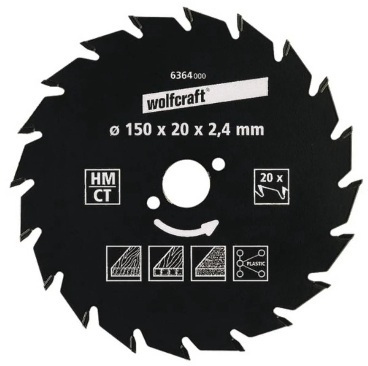 Wolfcraft Handcirkelzaagblad HM 6359000