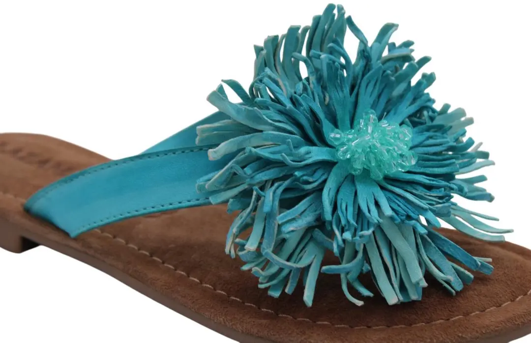 Roza Dames Slippers Leer
