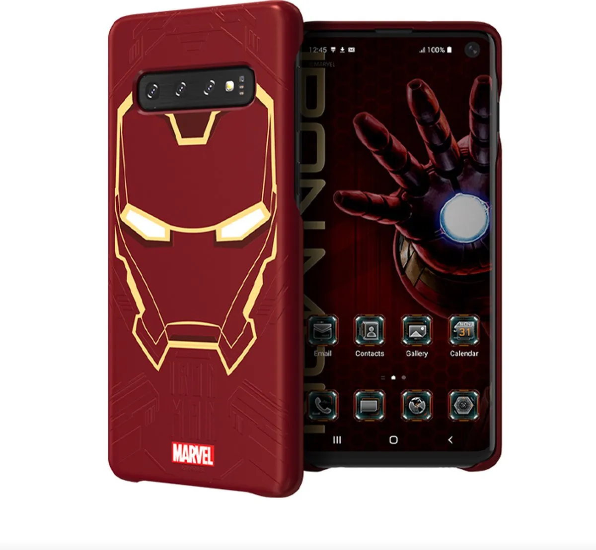 Samsung Galaxy S10 Iron Man Smart Cover