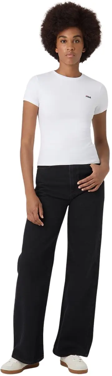 Fila Trivero Dames T-shirt Wit L - afbeelding 6 van 6