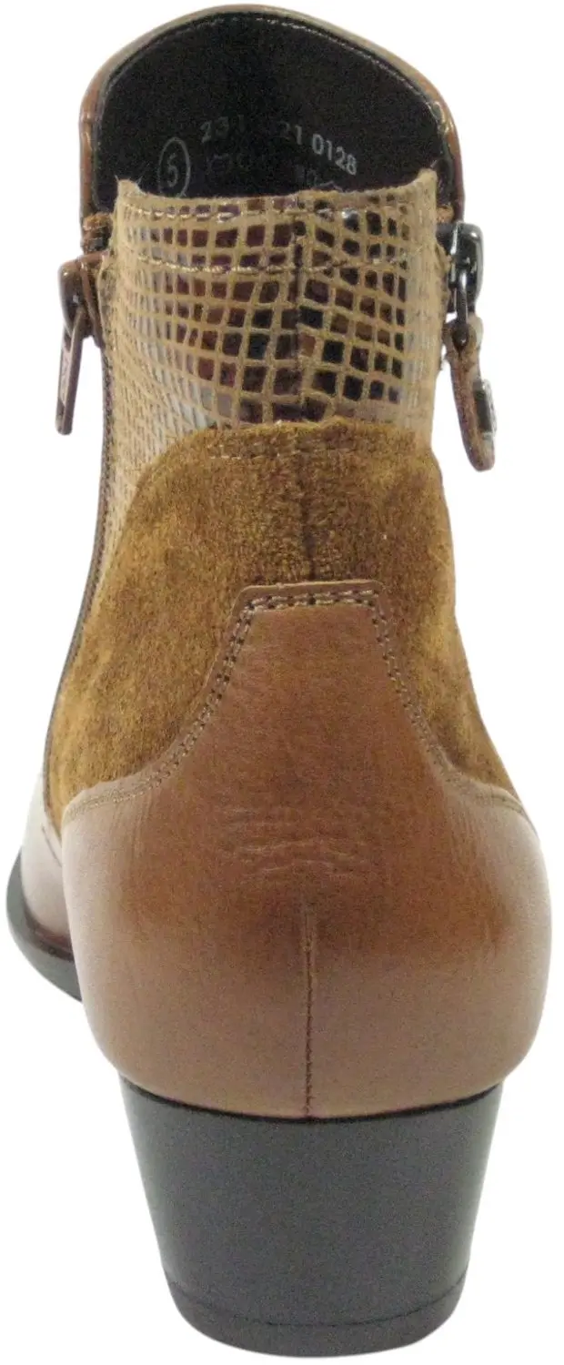 Helioform 231.021 Enkellaars Wijdte K Cognac - afbeelding 6 van 6