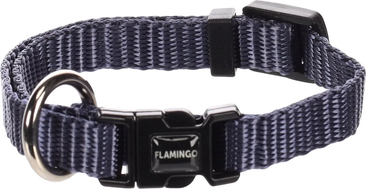 Flamingo Ziggi Halsband Granietblauw XXS 15-25cm