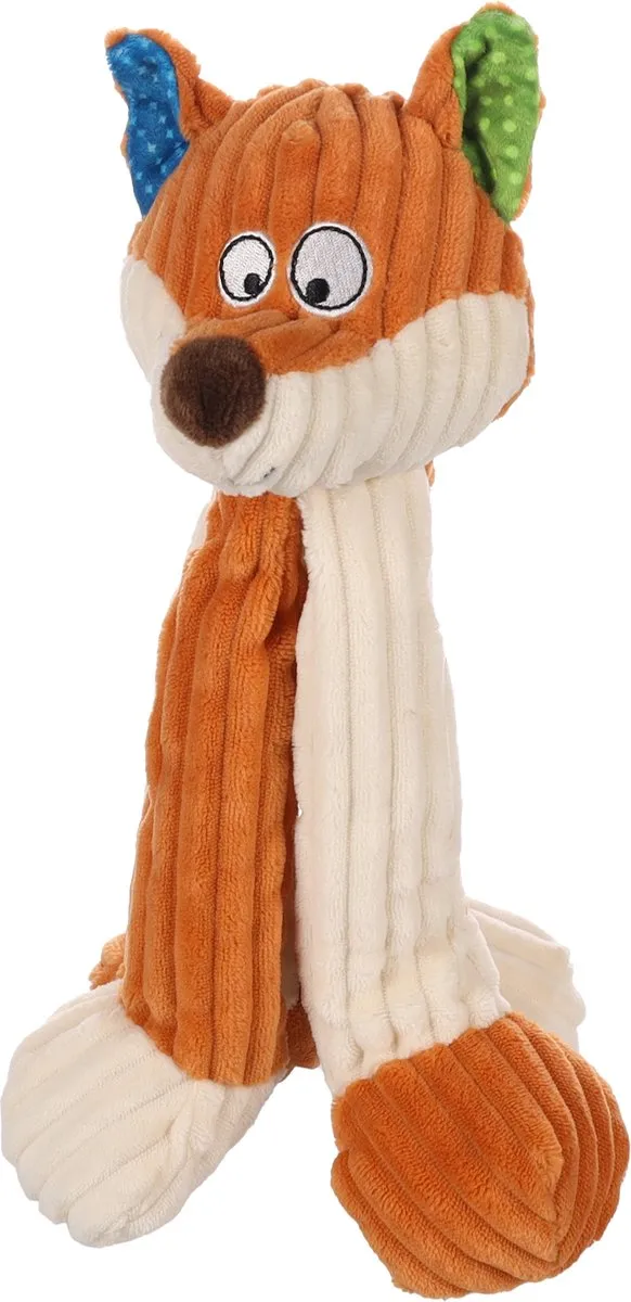 Flamingo Kareau Vos Bruin Speelgoed Hond 13x13x31cm