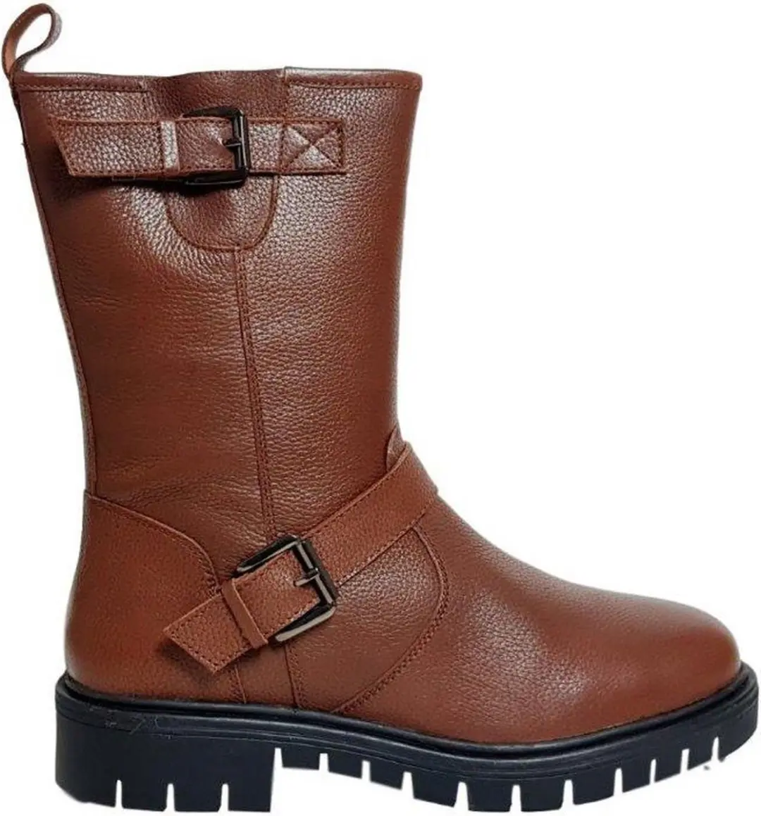 Enkellaars Custom Made Ulm RoodBruin Voetbreedte G-Schoenmaat 41