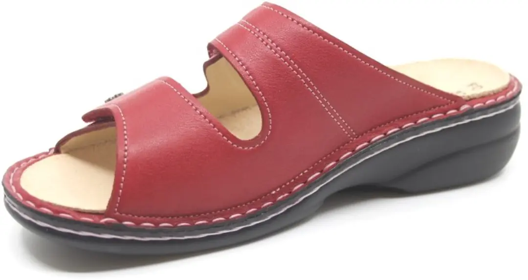 Finn Comfort Sansibar Slippers Rood - afbeelding 2 van 6