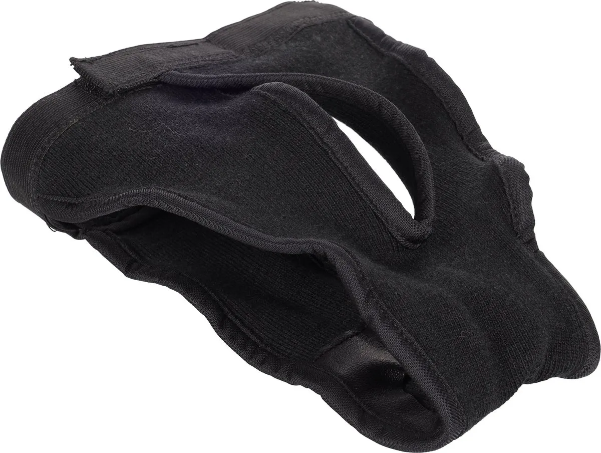 Flamingo Hondenslip Velcro - Zwart L