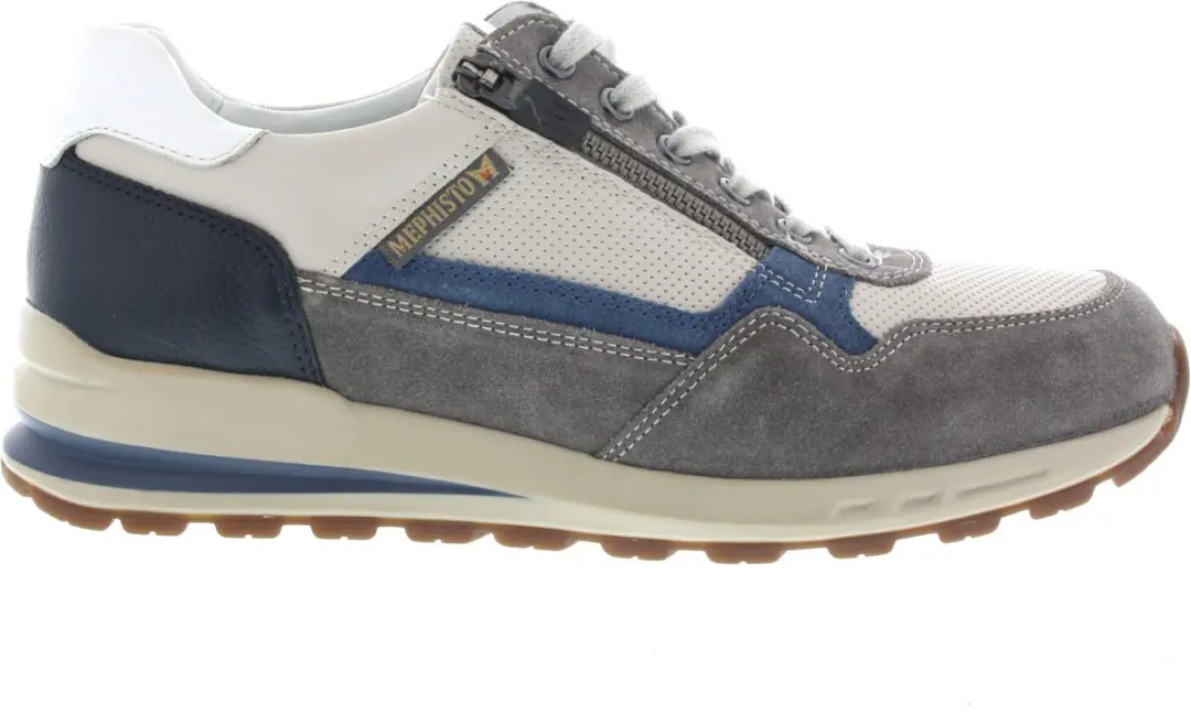 Heren Veterschoenen Mephisto Bradley Grey Grijs