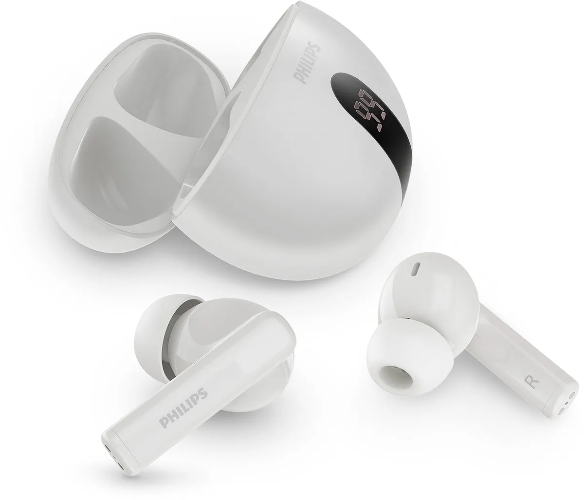 Philips TAT2520WT TWS Oordopjes - ANC - 20 uur - Wit