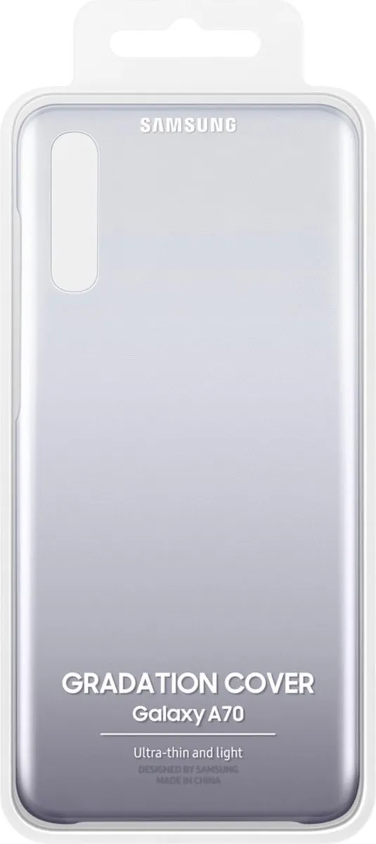 Samsung Galaxy A70 Gradatiehoes - EF-AA705CBEGWW - Zwart - afbeelding 6 van 6