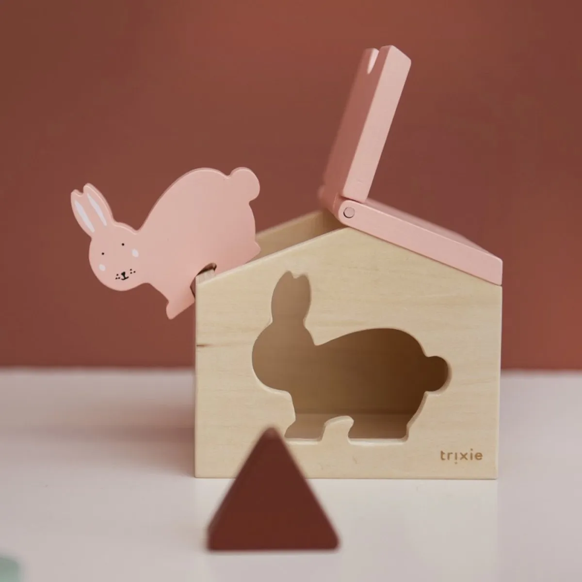 Trixie Houten Huis Mrs. Rabbit - Roze