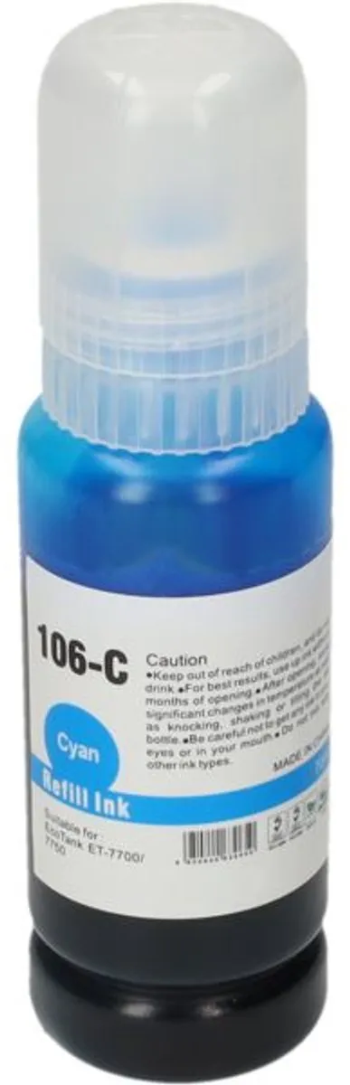 PrintAbout T00R240 Inktcartridge Cyaan - 1900 pagina's - Epson