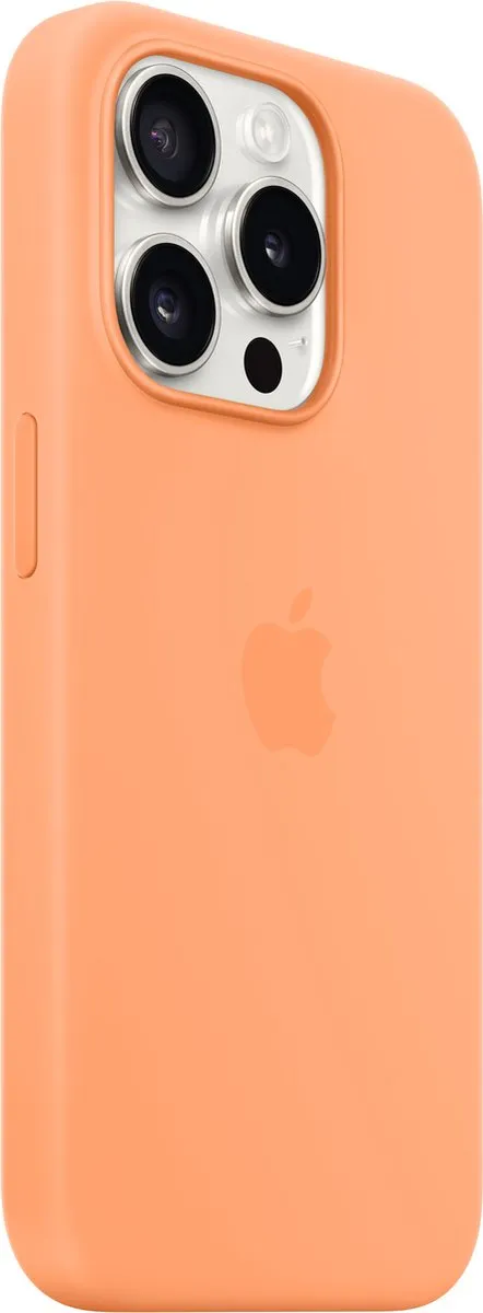 Apple iPhone 15 Pro Siliconenhoesje MT1H3ZM/A - Orange Sorbet