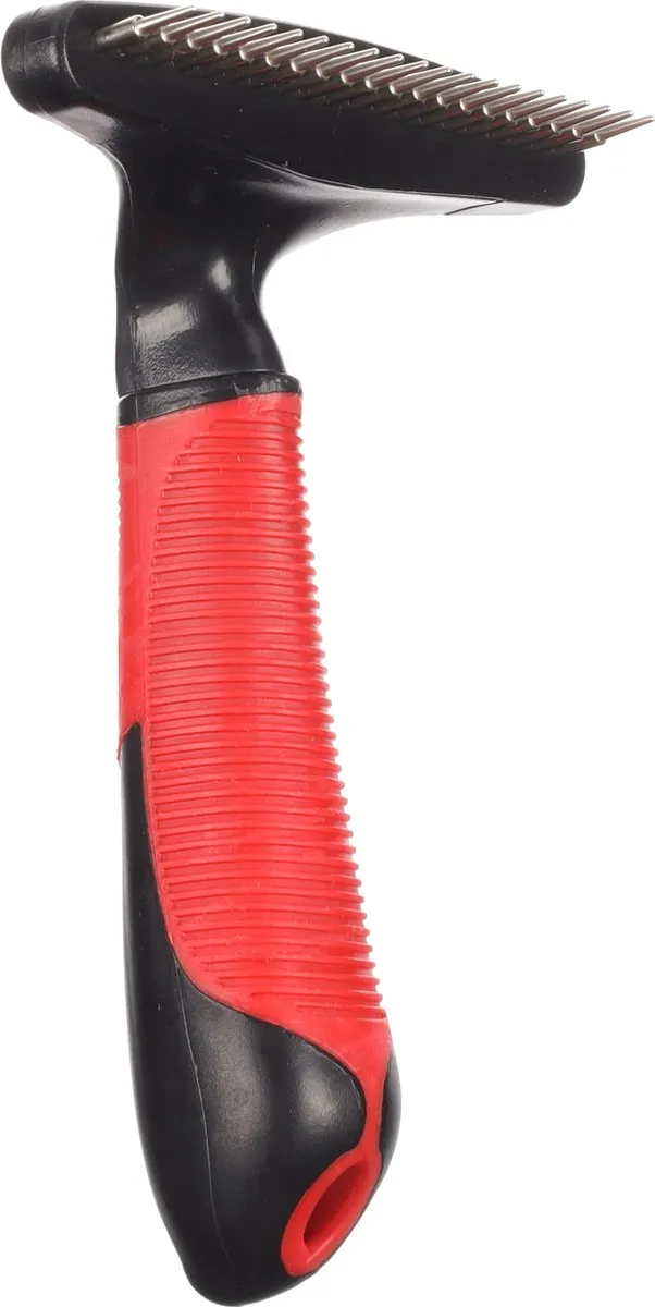 Flamingo Hondenborstel Ondervacht Hark - Rood - afbeelding 2 van 2