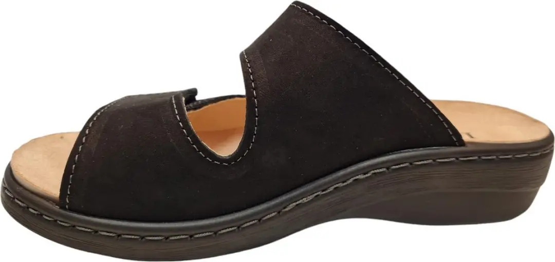 Longo 1135535 Slippers Dames - Zwart 40 - afbeelding 4 van 4