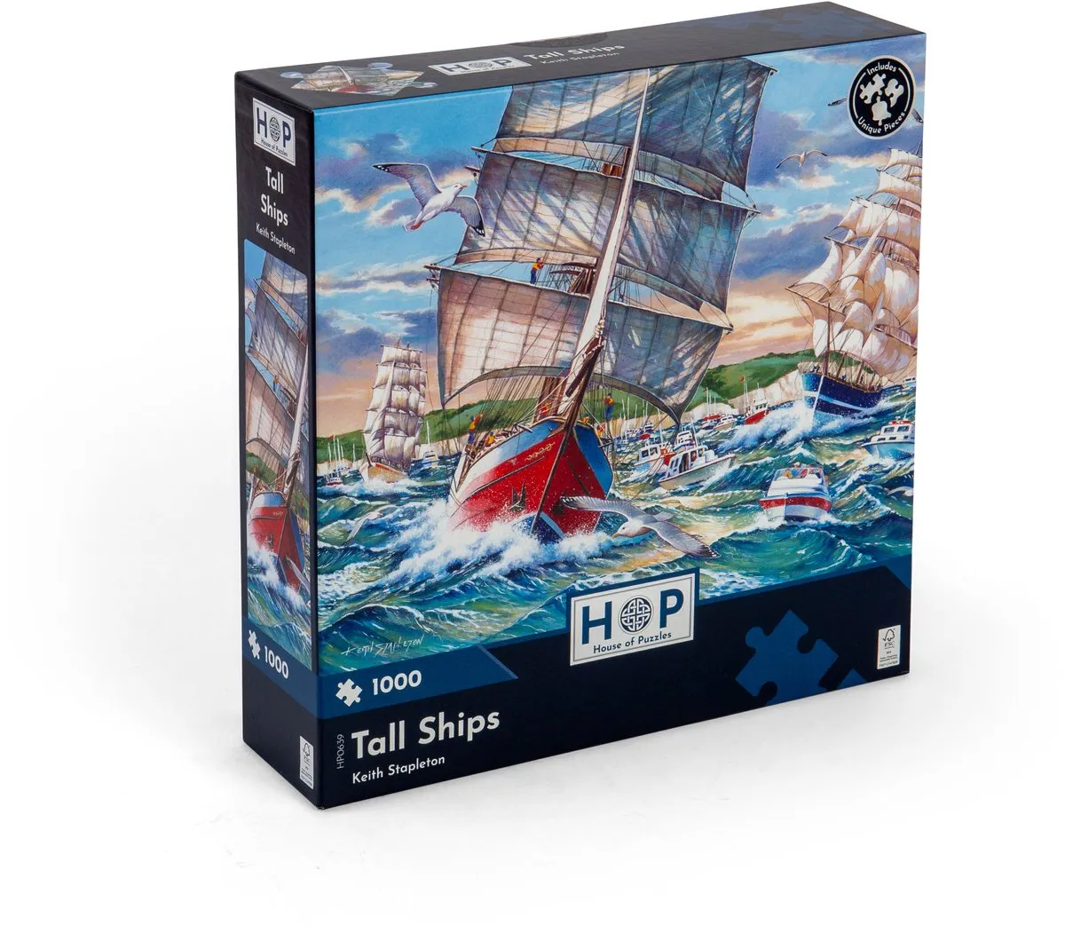 House of Puzzles Tall Ships Legpuzzel 1000 Stuks - HP0639 - Multicolor