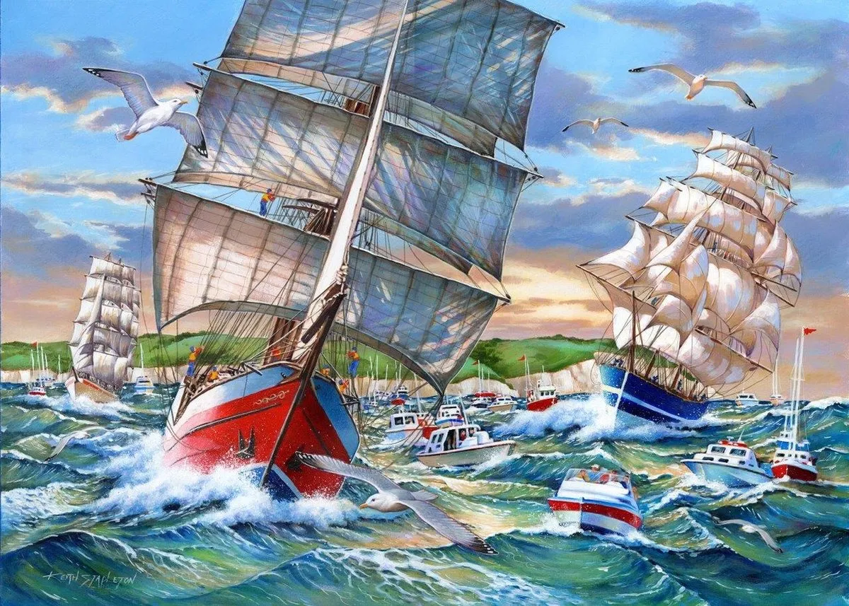 House of Puzzles Tall Ships Legpuzzel 1000 Stuks