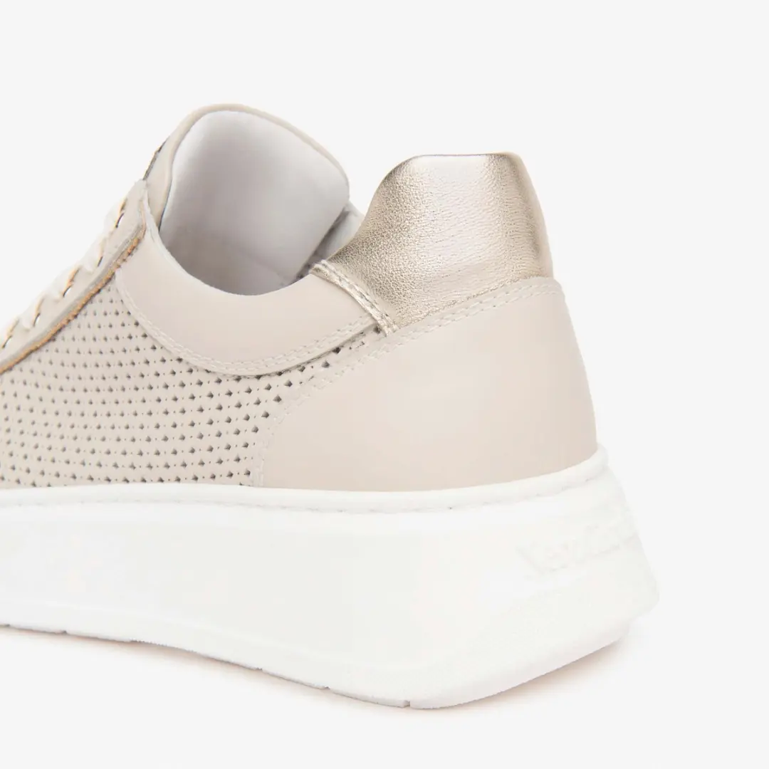 Sneaker Nerogiardini Velvet 1039 Etoile Miele T.Brill Plati