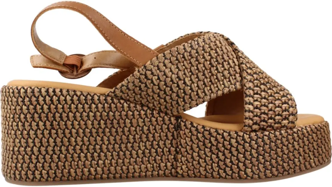 Carmela 163234 Wedgesandalen Bruin EU 39 Vrouw