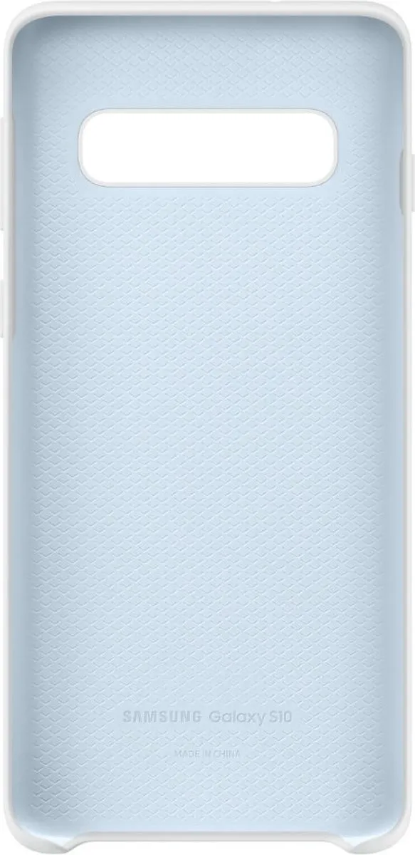 Samsung Galaxy S10 Silicone Hoesje - Wit