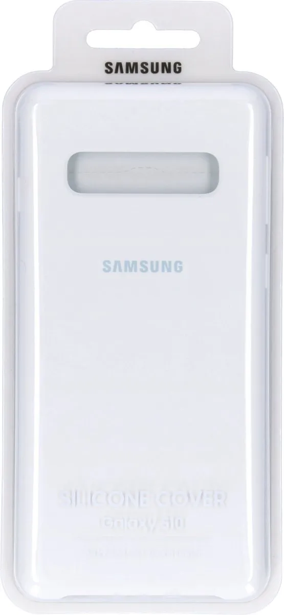 Samsung Galaxy S10 Silicone Hoesje - Wit