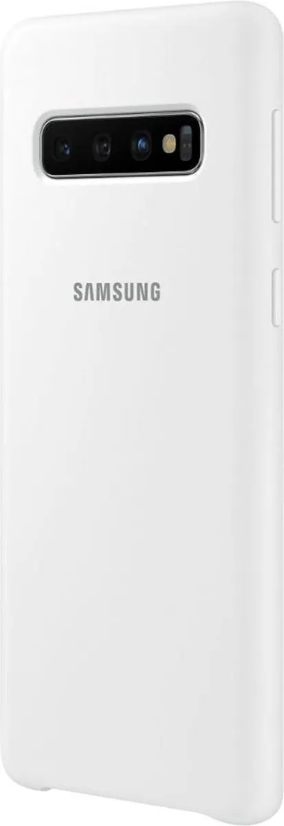 Samsung Galaxy S10 Silicone Hoesje - Wit