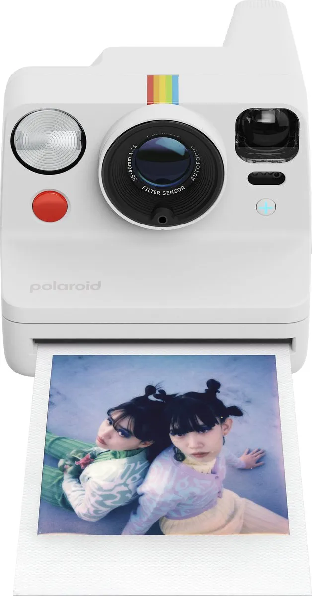 Polaroid Now+ Gen 3 Wit - Kleurenfilm Bundle - 8 Foto's