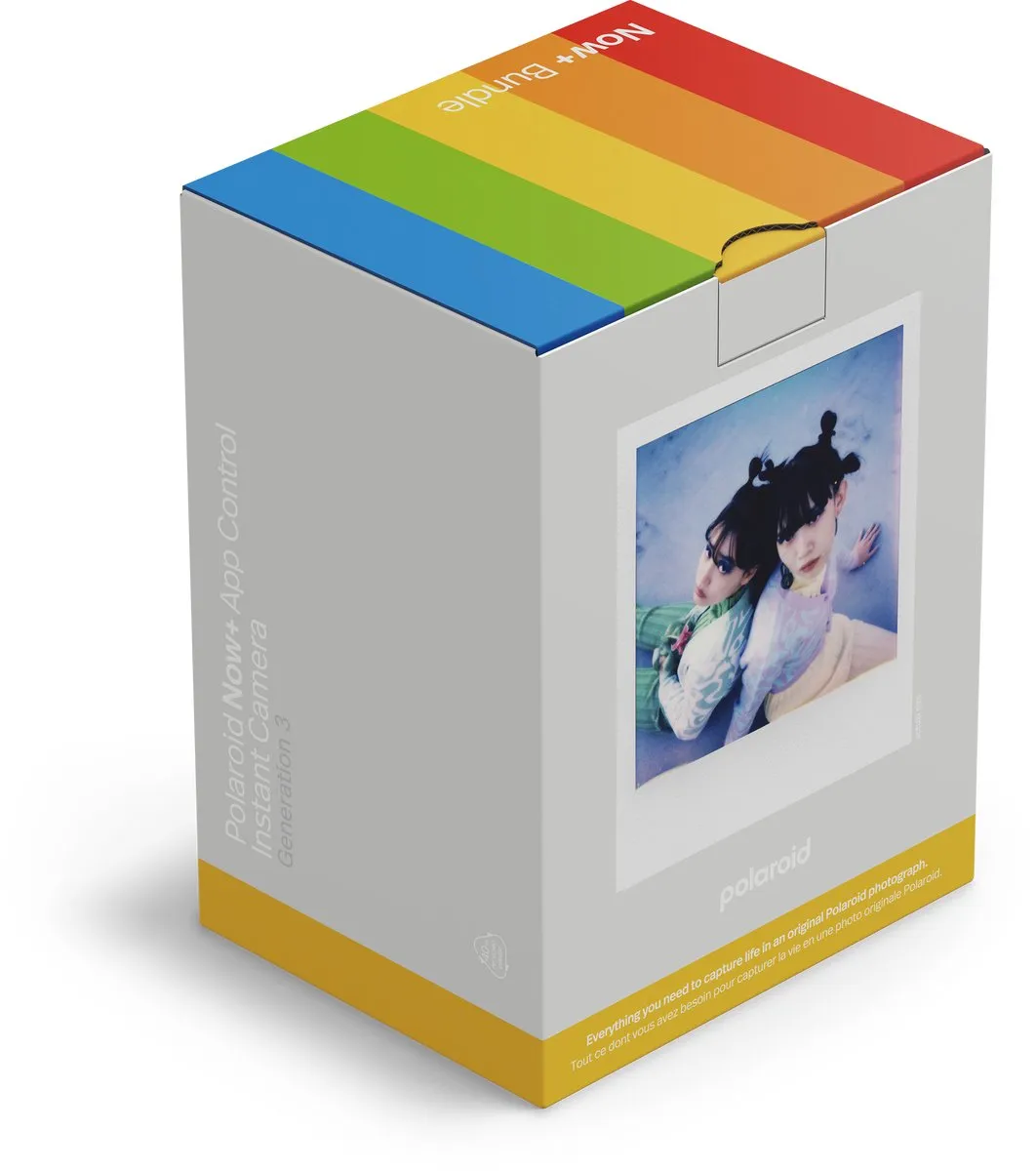 Polaroid Now+ Gen 3 Wit - Kleurenfilm Bundle - 8 Foto's