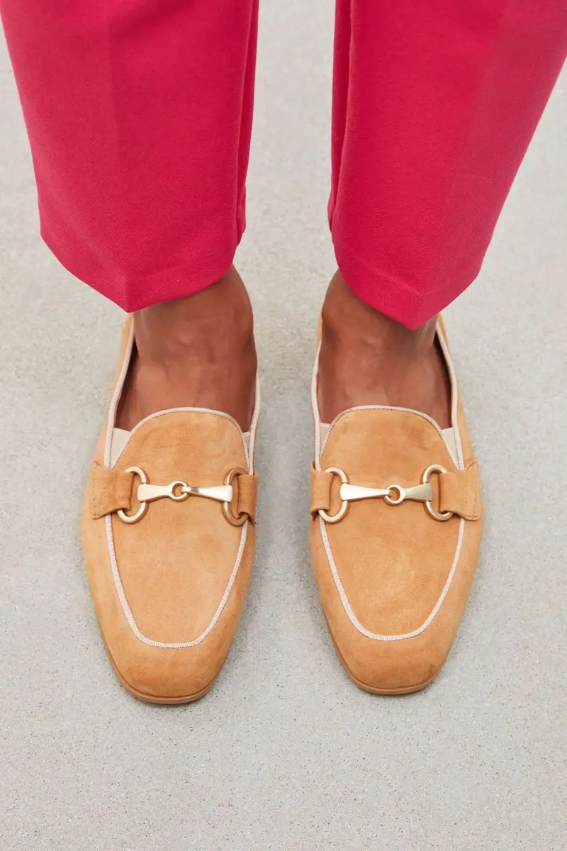 Piedi Nudi Instappers Dames 133975 Camel - afbeelding 5 van 6
