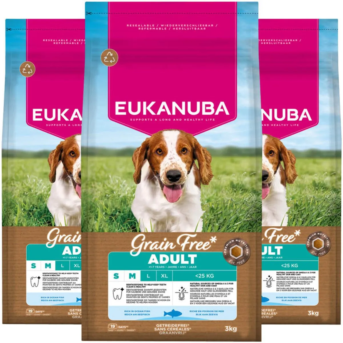 Eukanuba Grain Free Adult Small/Medium Oceaanvis
