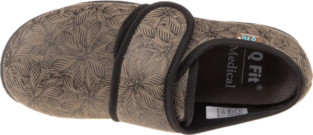Q fit Geneve 2 Taupe Dames Verbandpantoffels - Taupe - 39 - afbeelding 5 van 6