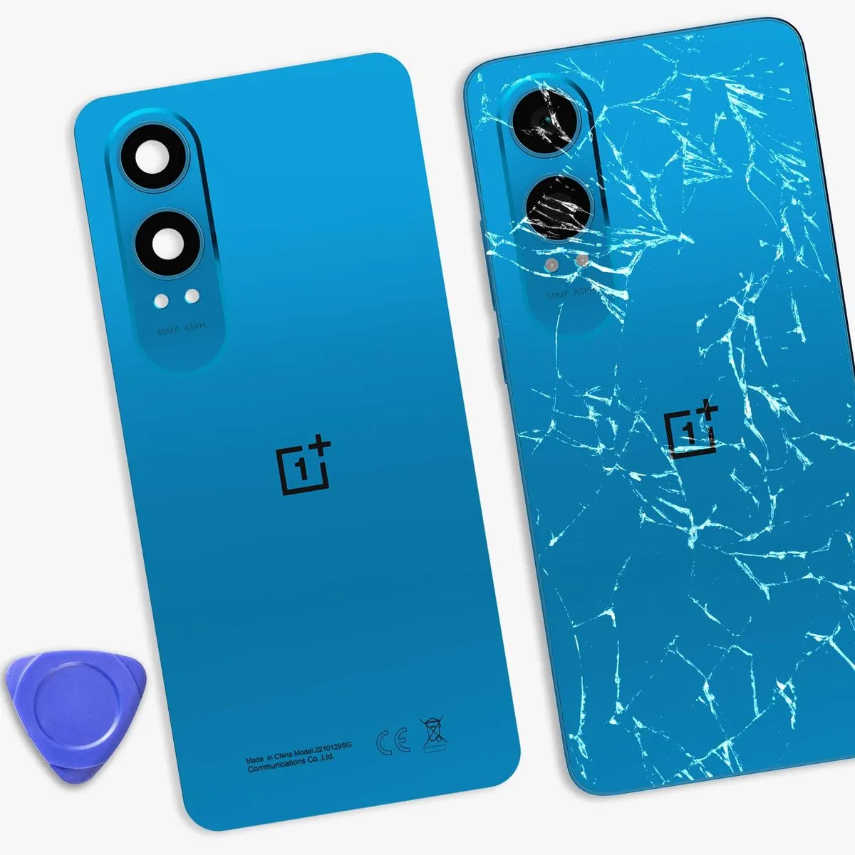 OnePlus Nord CE 4 Lite 5G Achterglas - Blauw