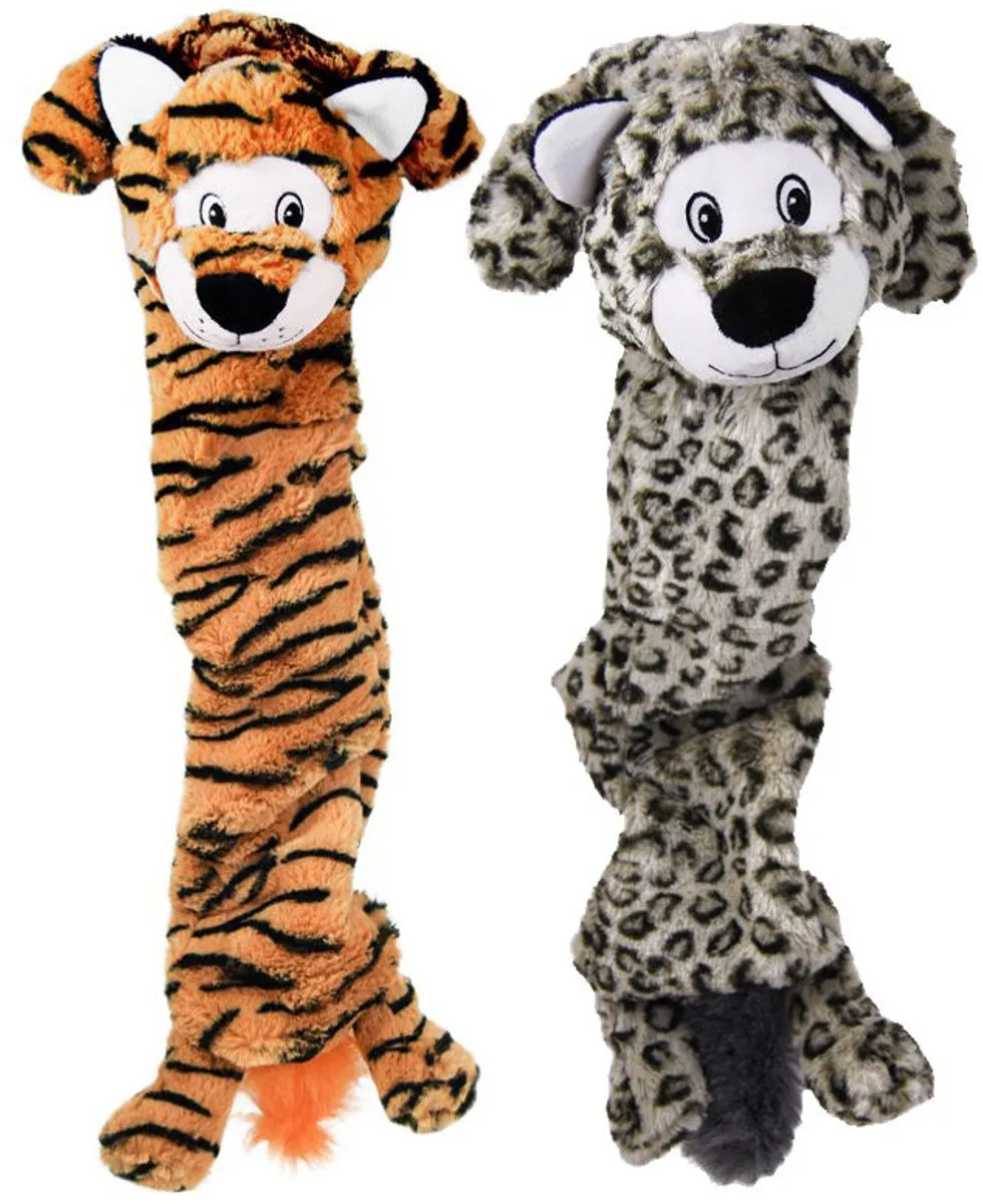 KONG Stretchezz Jumbo Tijger - 58x30x10cm