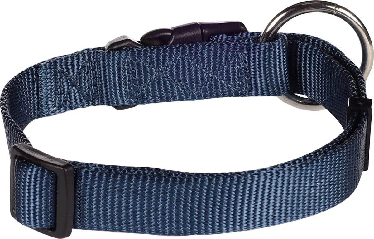 Flamingo Ziggi Hond Halsband - Donkerblauw M