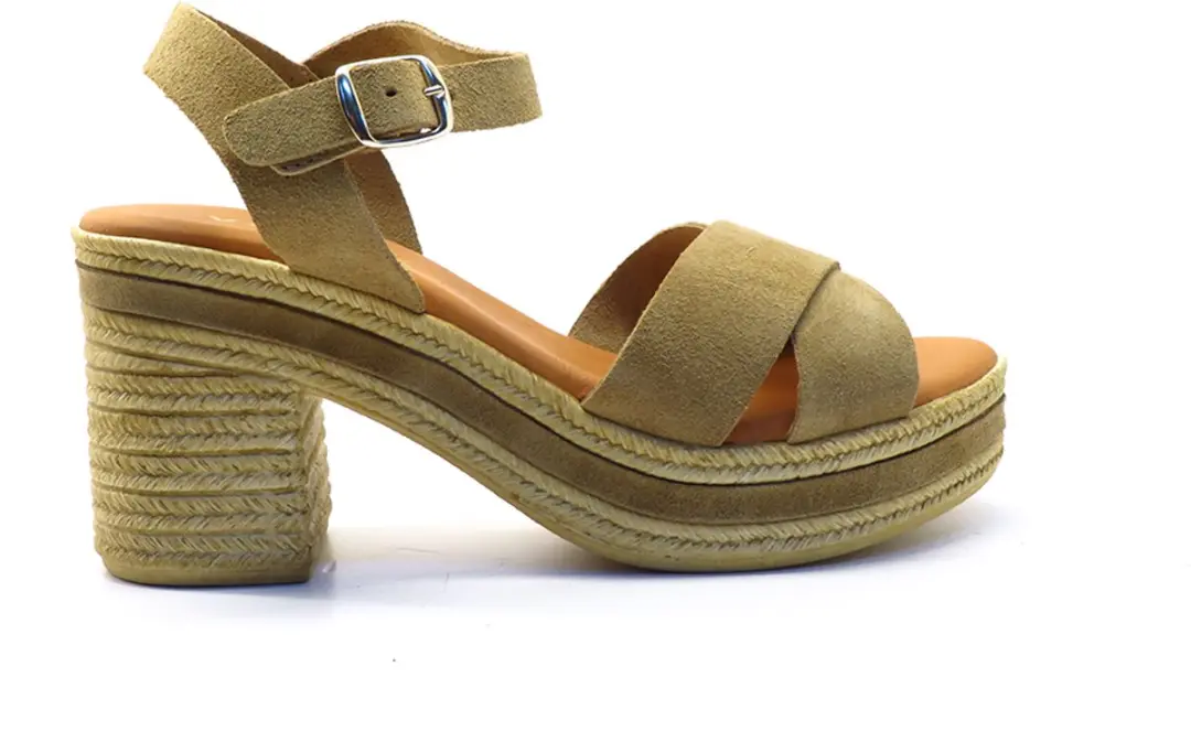 Vamos Veraz mushroom Espadrilles - Taupe - afbeelding 5 van 6