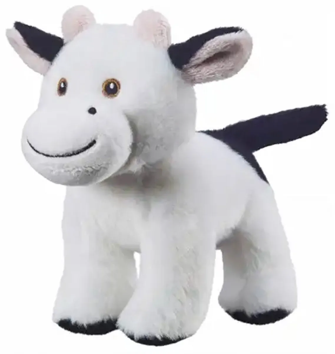 Topknuffels Koe Pluche Knuffel 15cm - Zwart/Wit