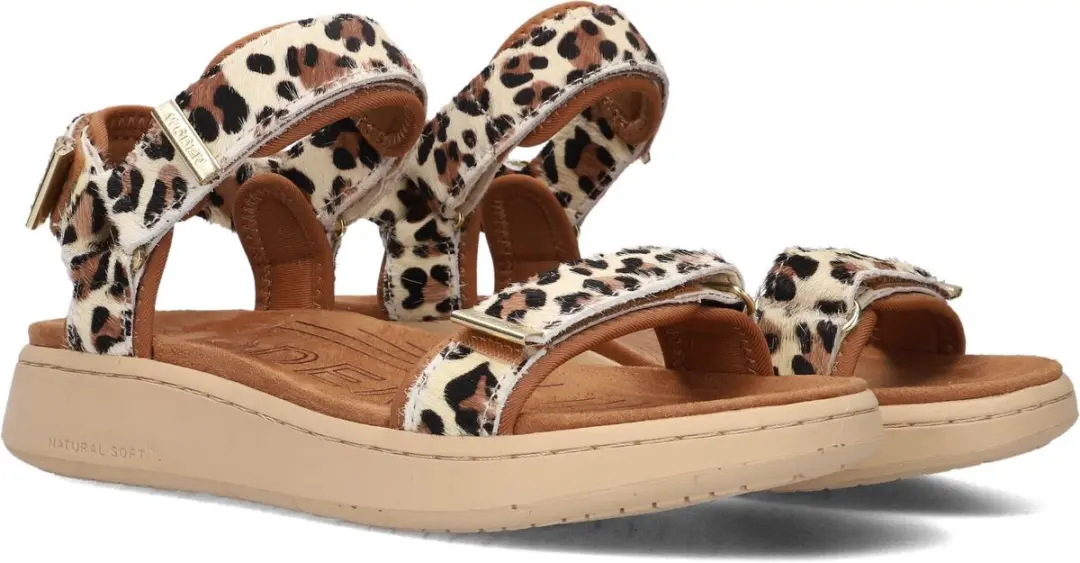 Woden Line Sandalen - Dames - Beige - Maat 37 - afbeelding 4 van 6