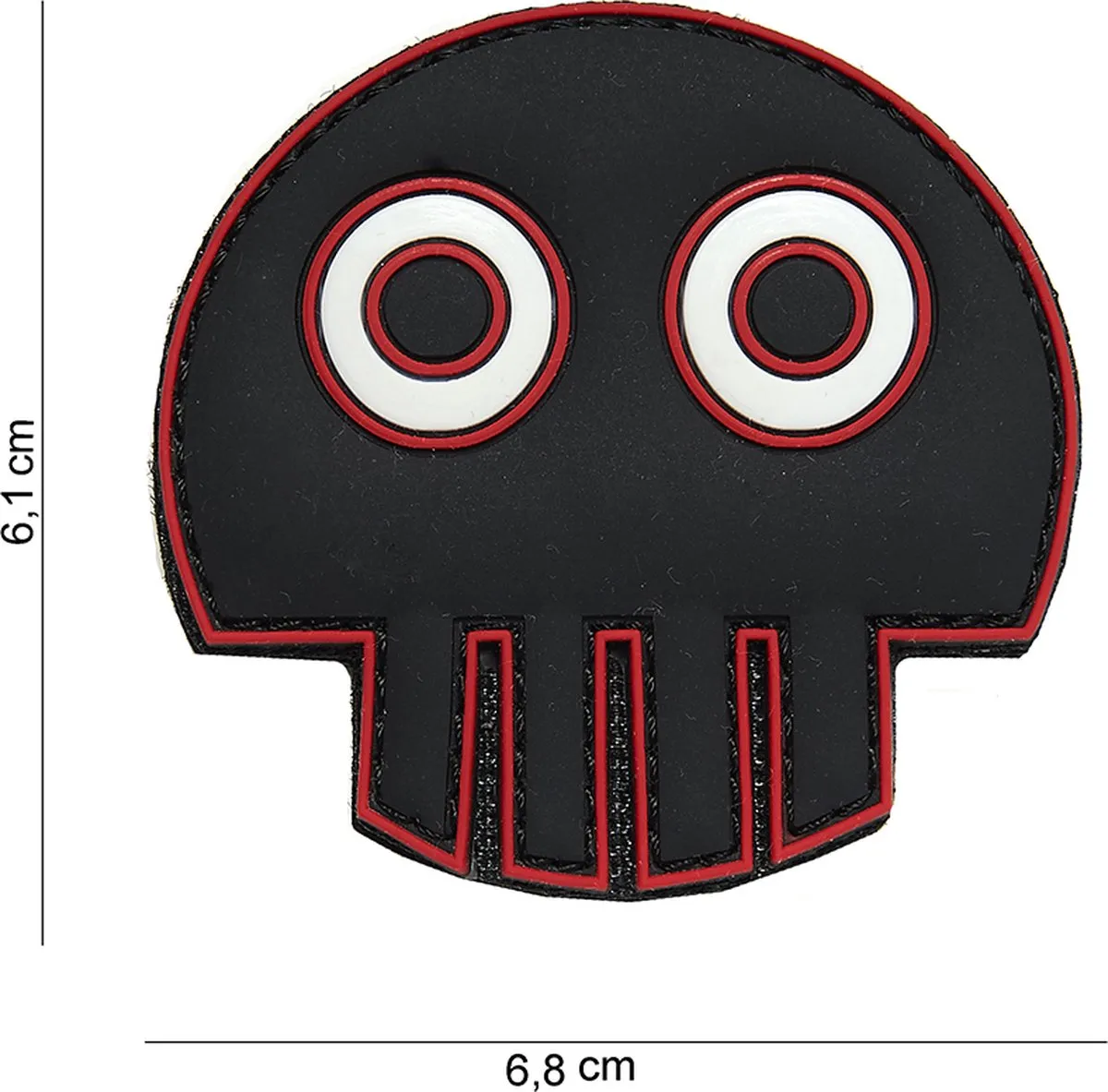101 Inc Embleem 3D PVC Big Eye Skull