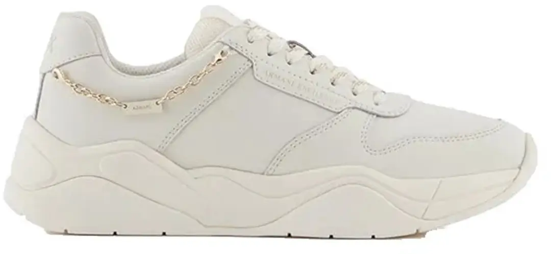 Armani Exchange Sneakers Dames - Off White - afbeelding 6 van 6