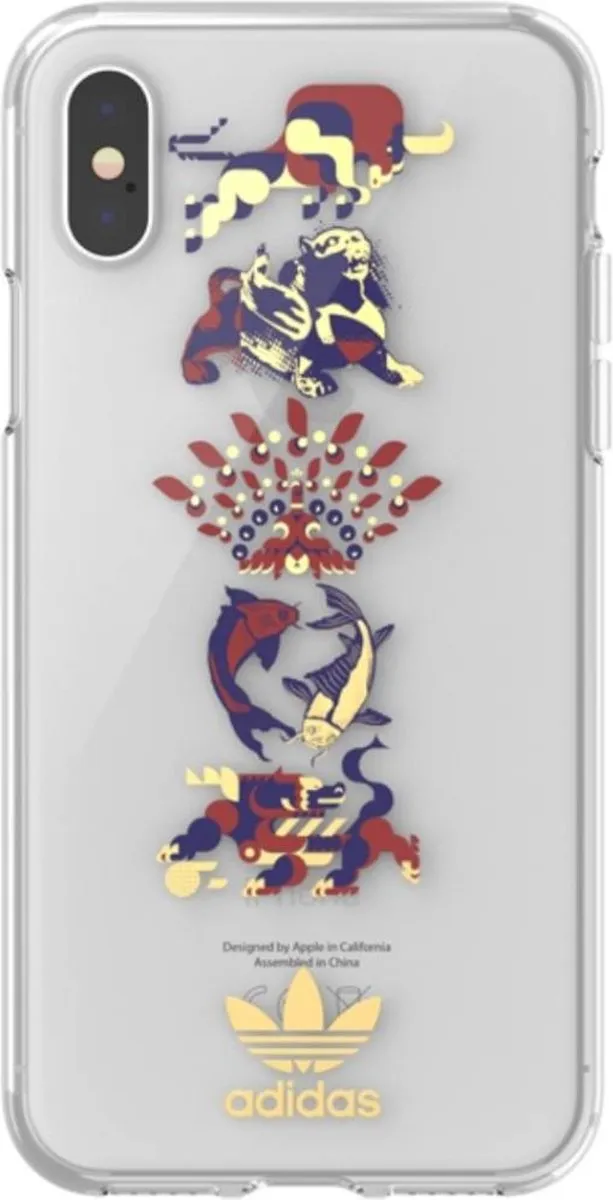 adidas Beschermhoes iPhone X/XS Transparant - 8718846091053