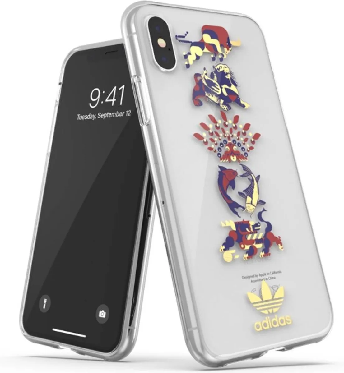 adidas Beschermhoes iPhone X/XS Transparant - 8718846091053