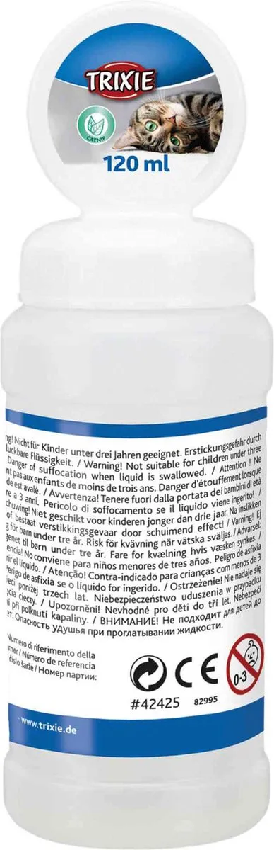 Trixie Bellenblaas Catnip 120ml - Blauw