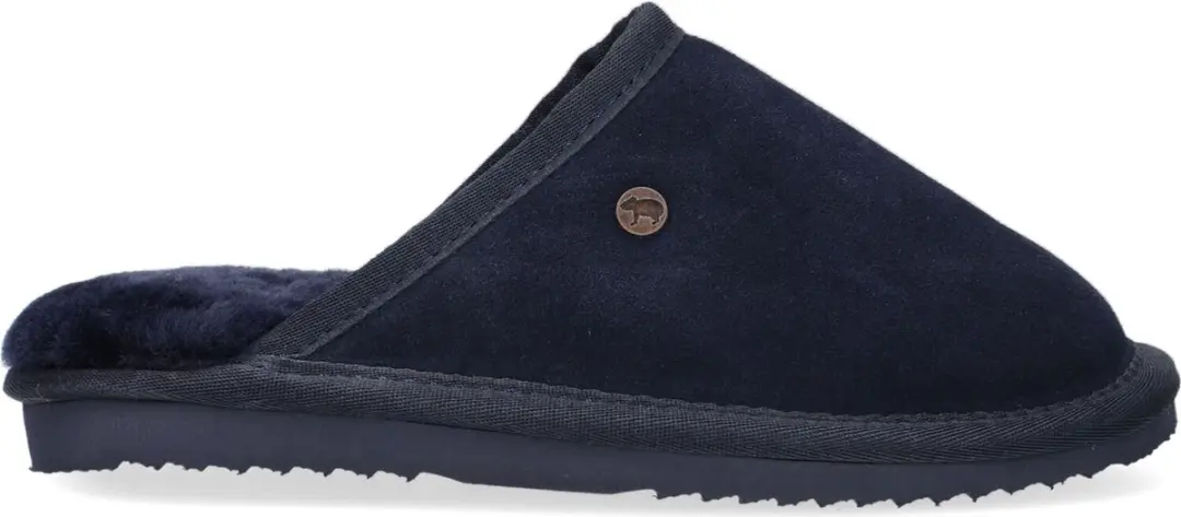 Warmbat Classic Kids Pantoffels - Sloffen - Jongens - Blauw - Maat 29