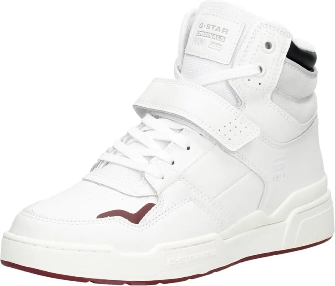 G-Star Raw Attacc Mid Lea W Hoge sneakers - Leren Sneaker - Dames - Wit - Maat 38 - afbeelding 5 van 6