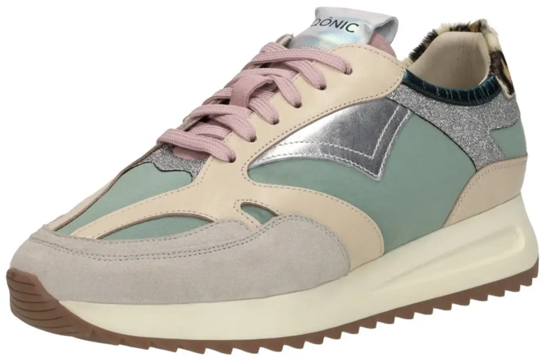 Iqonic Michelle Sneakers Dames - Groen - afbeelding 4 van 6