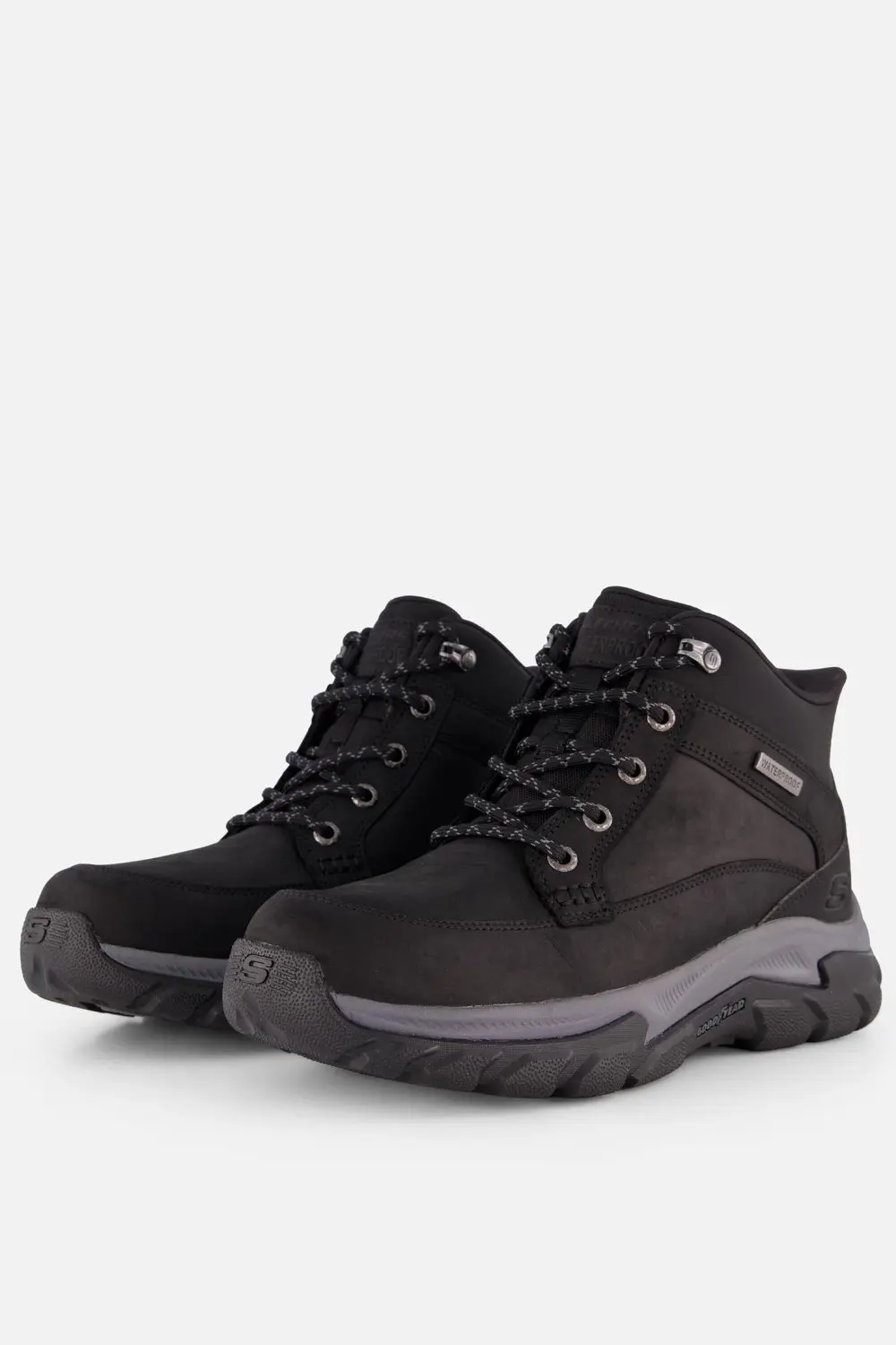 Skechers Slip-ins waterproof veterboots zwart