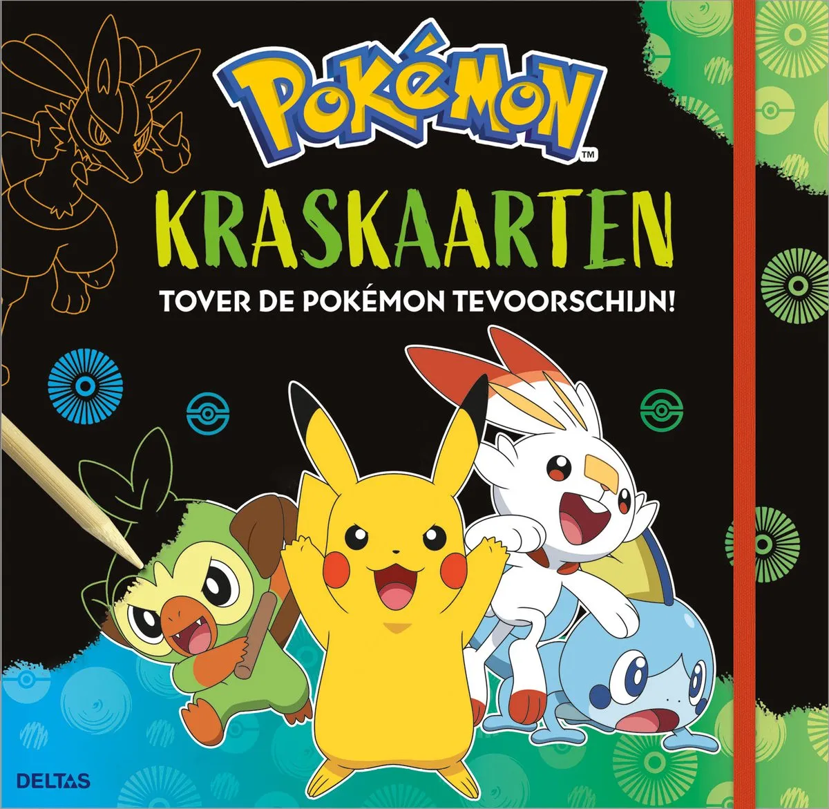 Pokémon Kraskaarten - 8 Stuks Multi