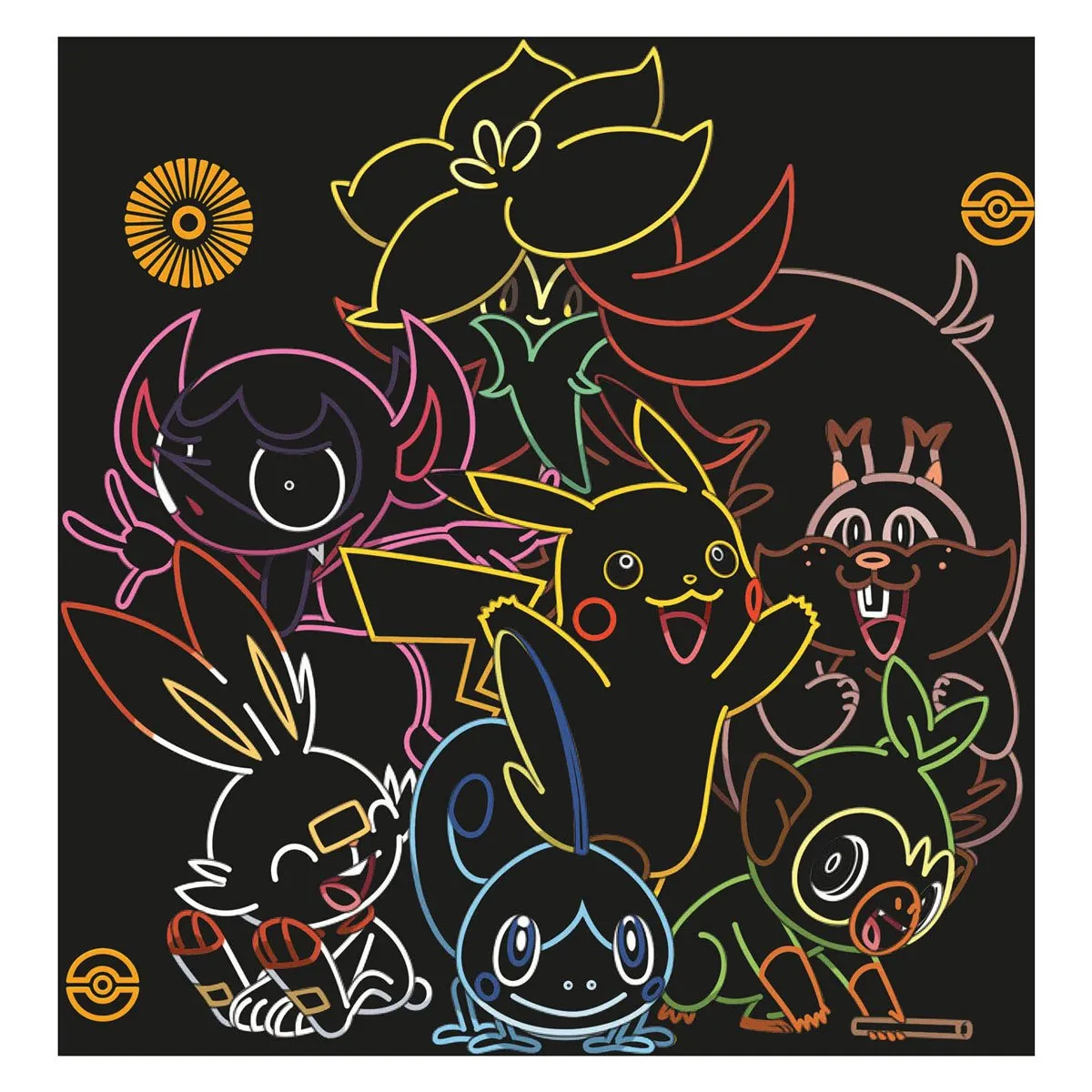 Pokémon Kraskaarten - 8 Stuks Multi